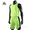 Wholesale Basketball Reversible Men Basketball Uniform